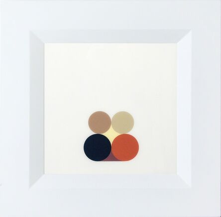 David Cantine, ‘Snow White No. 2 - bright, geometric abstract, minimalist, acrylic on plexiglass’, 1999