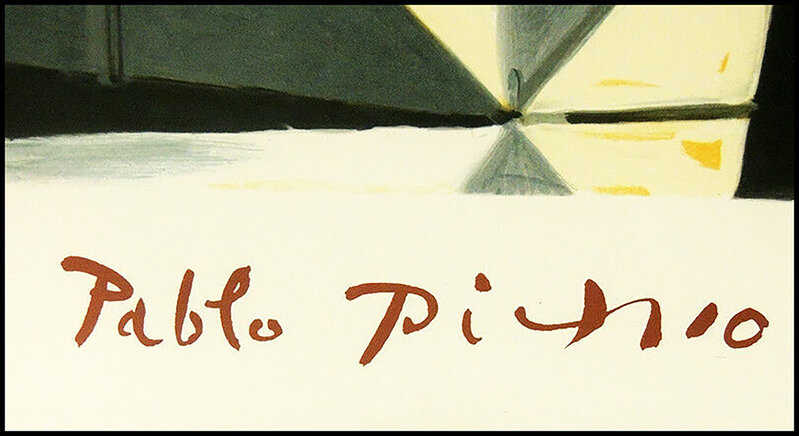 Pablo Picasso, ‘Tete de Mort et Livre’, 1982, Reproduction, Color Lithograph, Original Art Broker