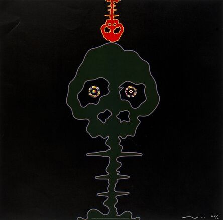 Takashi Murakami, ‘Time Bokan (Black & Moss Green)’, 2001