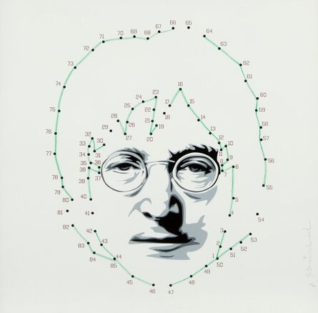 Mr. Brainwash, ‘Connecting Lennon (Green)’, 2011