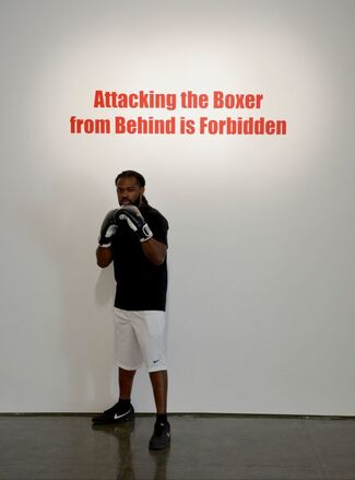 Li Liao: Attacking the Boxer from Behind is Forbidden, installation view
