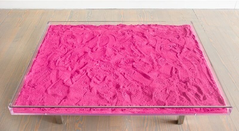 Yves Klein, ‘Table Monopink™’, from 1963 edition / produced upon order, Design/Decorative Art, Rose pigment, glass, plexiglass, wood, and steel, Artware Editions
