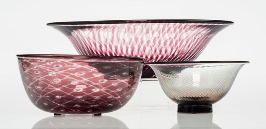 Three Graal Bowls