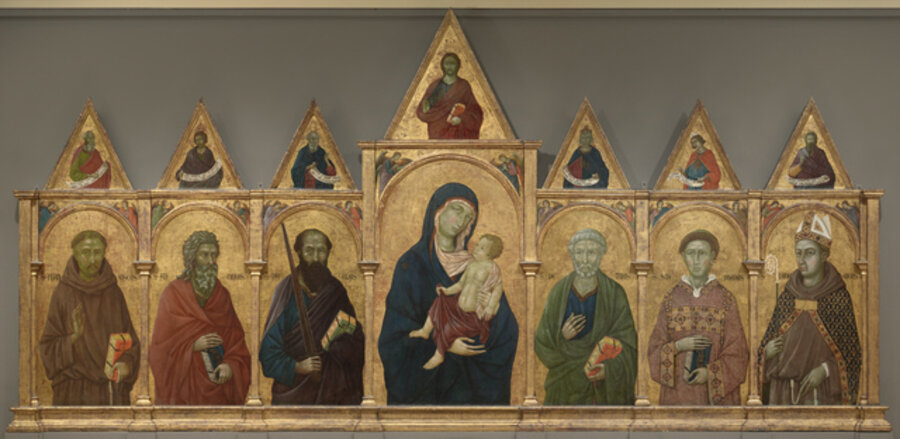 Virgin and Child with Saints Francis, Andrew, Paul, Peter, Stephen, and Louis of Toulouse