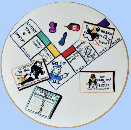 Tiny Pricks Project, ‘Trumpopoly- Do Not Pass Go by Peggy Earle ’, 2020