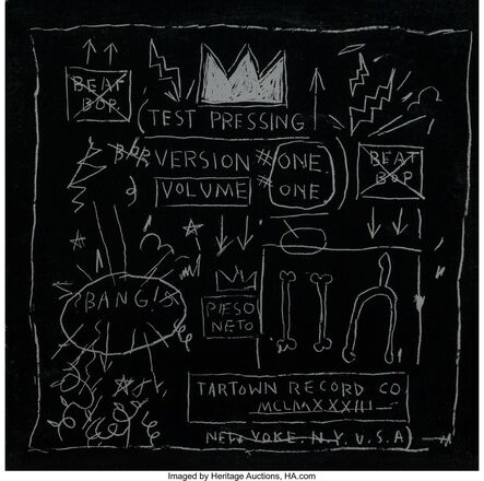 Jean-Michel Basquiat, ‘Beat Bop Vinyl Record’, 2001