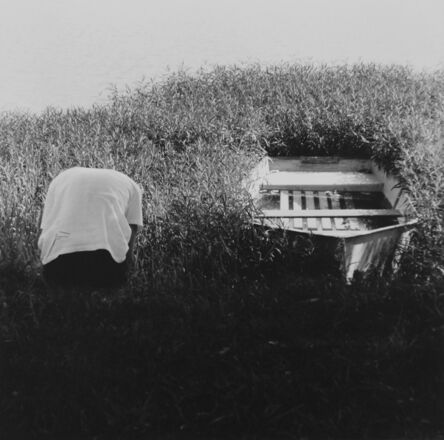 Ralph Eugene Meatyard, ‘Untitled (Figure and Boat)’, 1964/1974