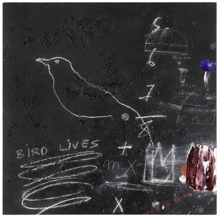 Raymond Saunders, ‘Untitled (Bird Lives)’, 1995