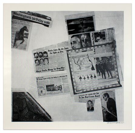Robert Rauschenberg, ‘Features from Currents #57’, 1970