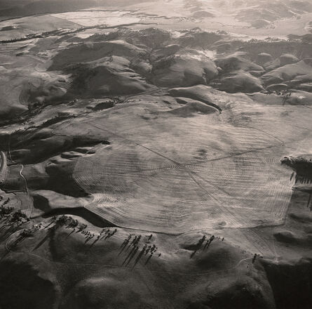 Emmet Gowin, ‘Early Morning, Pivot Agriculture near the Grand Coulee Dam, Lincoln County, Washington’, 1989