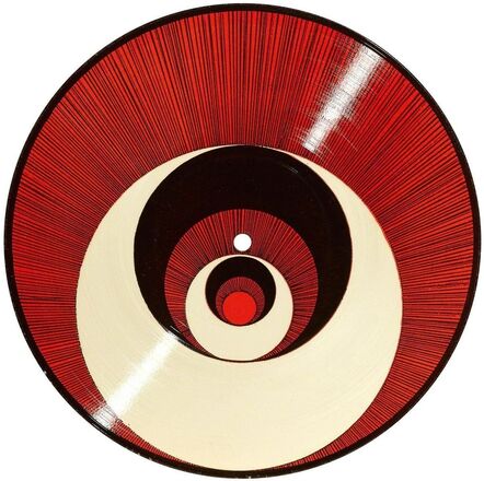 Marcel Duchamp, ‘Rotorelief (Optical Disc) "Corelles" (red and black)’, 1935