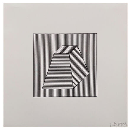 Sol LeWitt, ‘Untitled (from Twelve Forms Derived From a Cube)’, 1984