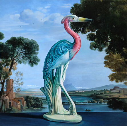 Sherrie Wolf, ‘Heron with Claude Landscape’, 2019