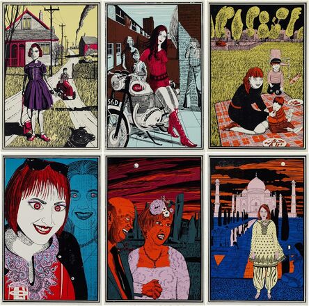 Grayson Perry, ‘Six Snapshots of Julie’, 2015