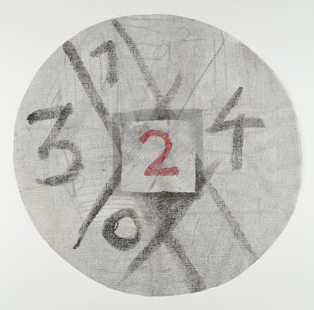 Daniel Dezeuze, ‘Gaze découpée et peinte’, 1977