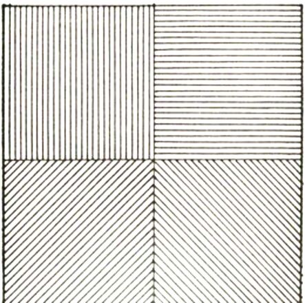 Sol LeWitt, ‘Lines in Four Directions’, 1976