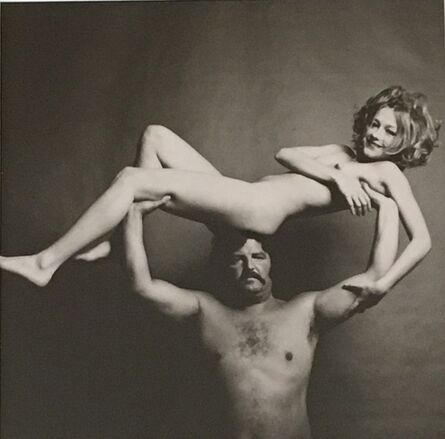 Guy Bourdin, ‘Nude on Strongman’, 1972