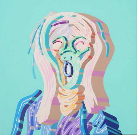 Soichi Yamaguchi, ‘Overlap of Paint (The Scream)’, 2023