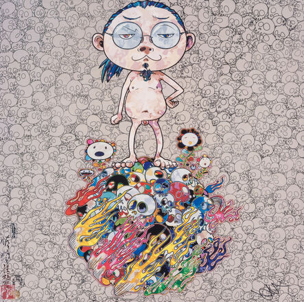 Takashi Murakami, ‘Naked Me Contemplates Death (Memento Mori)’, 2013