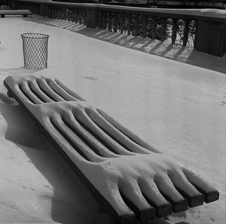 Fred Stein, ‘Snow on Bench’, 1941