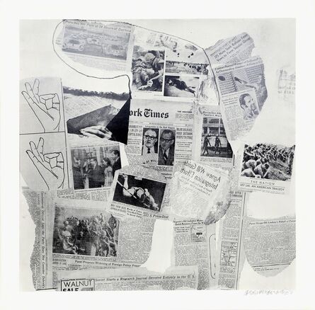 Robert Rauschenberg, ‘Features from Currents #74’, 1970