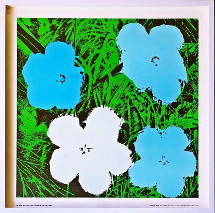 Andy Warhol, ‘Flowers (Blue) - Framed’, 1970