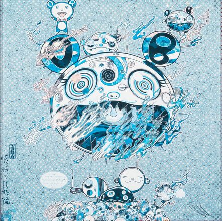 Takashi Murakami, ‘Chaos (Blue Version)’, 2013