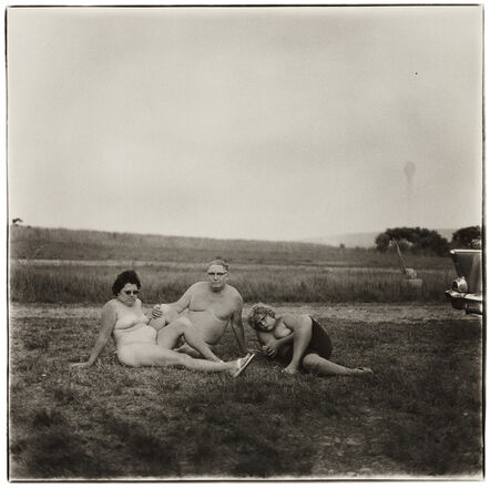 Diane Arbus, ‘A Family One Evening in a Nudist Camp, PA’, 1965