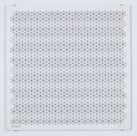 Manfred Mohr, ‘P-150 (Hexagons)’, 1974