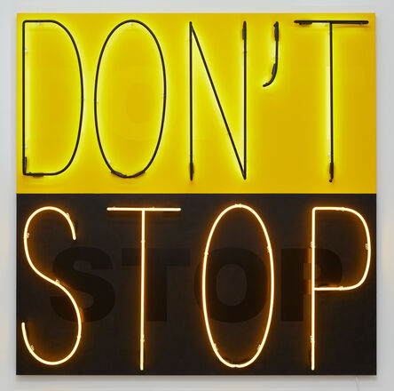 Deborah Kass, ‘Don't Stop 1  (Yellow/Black)’, 2020