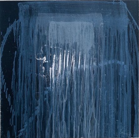 Pat Steir, ‘Wasserfall Blue’, 1996