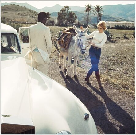Douglas Kirkland, ‘Brigitte Bardot and Donkey’, 1965