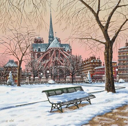 Liudmila Kondakova, ‘Notre Dame in Winter (Postcards from Paris)’, 2003