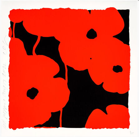 Donald Sultan, ‘Red Poppies, Aug. 17,2022’, 2022