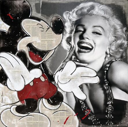 Géraldine Morin, ‘Laughing Marilyn and Mickey’, 2021