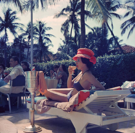 Slim Aarons, ‘Leisure and Fashion, Colony Hotel, Palm Beach (Slim Aarons Estate Edition)’, 1961