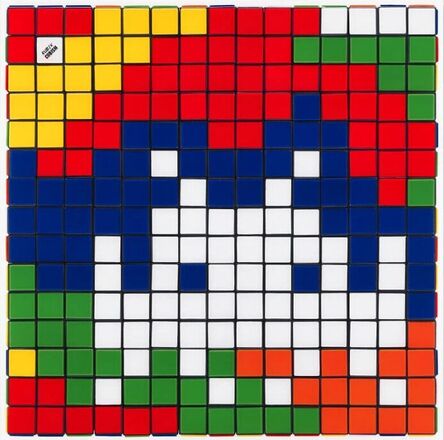 Invader, ‘Rubik Camouflage NVDR1-2’, 2023