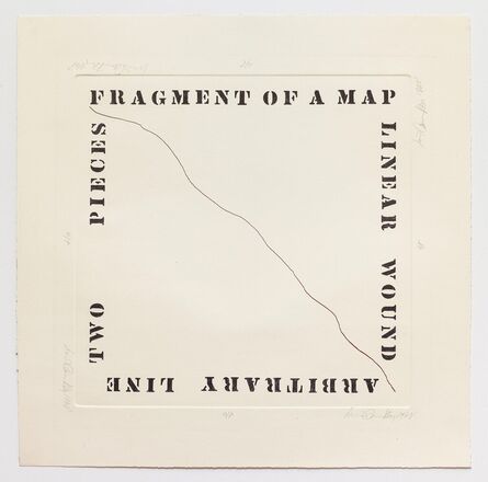 Luis Camnitzer, ‘Fragment of a Map’, 1968