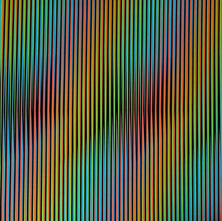 Carlos Cruz-Diez, ‘Induction Chromatique a Double Fréquence RGB Serie Semana - Viernes’, 2013