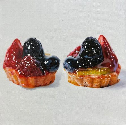 Marc Dennis, ‘Two Fruit Tarts with a Single Hair’, 2023