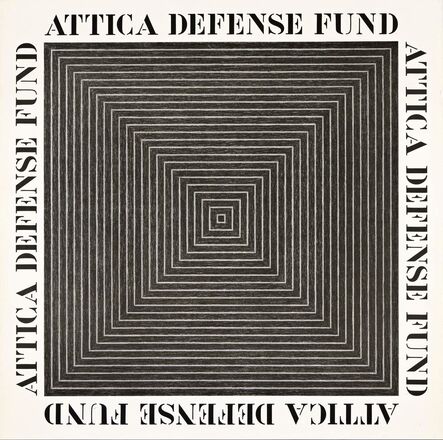 Frank Stella, ‘Attica Defense Fund print’, 1974 
