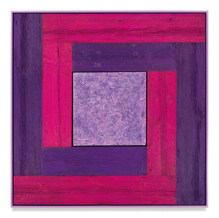 Douglas Melini, ‘Untitled (Tree Painting, Double L, Magenta, Purple, and Lavender)’, 2021