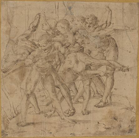 Girolamo Genga, ‘Battle Scene’