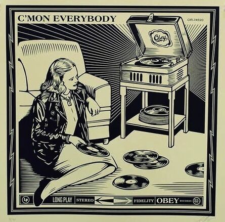 Shepard Fairey, ‘C'mon Everybody’, 2014