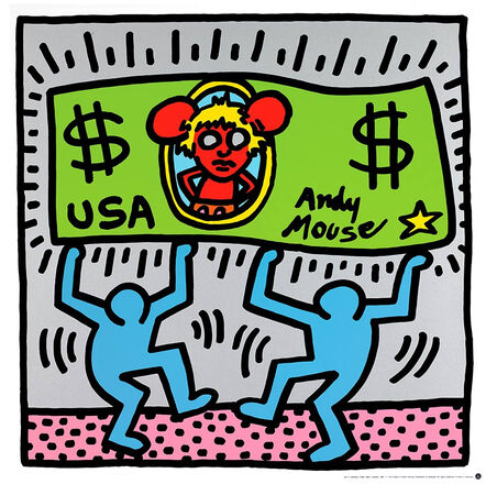 Keith Haring, ‘Andy Mouse III’, ca. 1993