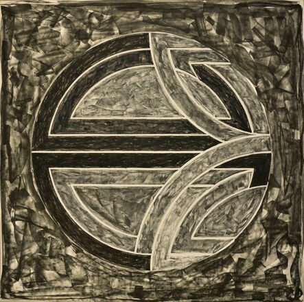 Frank Stella, ‘Sinjerli Variations Squared with Black Grounds (I)’, 1982