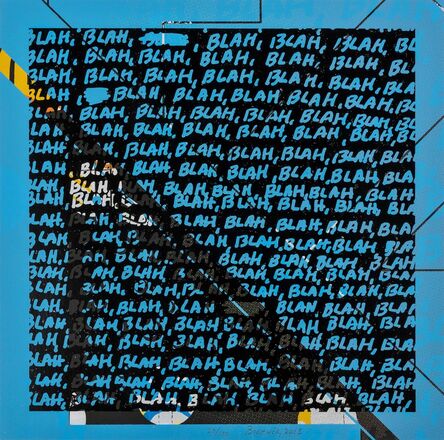 Mel Bochner, ‘Blah, Blah, Blah + Background Noise, 2013’, 2013