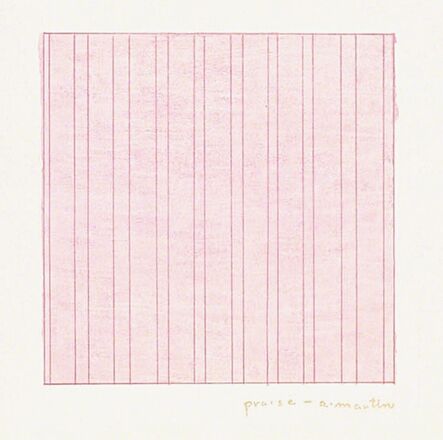 Agnes Martin, ‘Praise (unframed)’, 1976