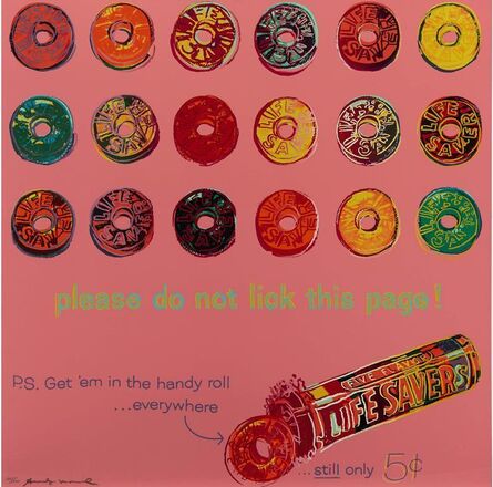 Andy Warhol, ‘Lifesavers from Ads’, 1985