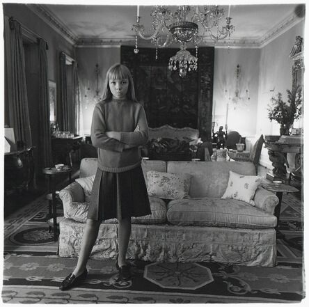 Diane Arbus, ‘Penelope Tree in her living room, N.Y.C., 1962’, 1962